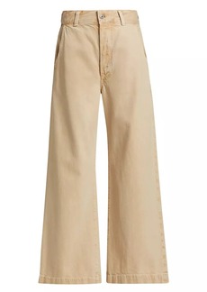 Citizens of Humanity Beverly Cotton-Blend Wide-Leg Jeans