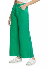 Citizens of Humanity Beverly Cotton Wide-Leg Crop Jeans