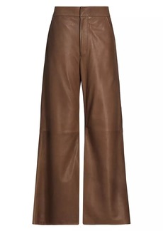 Citizens of Humanity Beverly Leather Bootcut Trousers