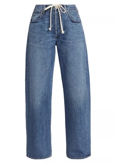 Citizens of Humanity Brynn Drawstring Wide-Leg Jeans