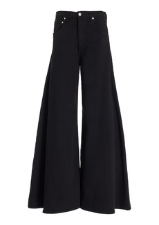 Citizens of Humanity - Amari Stretch High-Rise Ultra Wide-Leg Jeans - Black - 24 - Moda Operandi