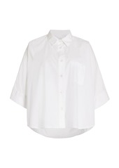 Citizens of Humanity - Claire Boxy Cotton Shirt - White - S - Moda Operandi