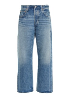 Citizens of Humanity - Gaucho Rigid High-Rise Wide-Leg Jeans - Medium Wash - 28 - Moda Operandi