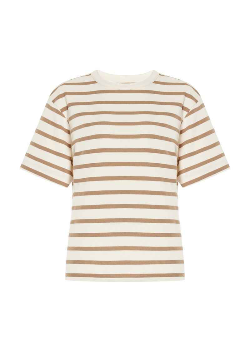 Citizens of Humanity - Goldie Striped Cotton-Blend Jersey T-Shirt - Stripe - L - Moda Operandi