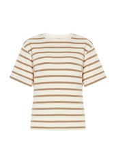 Citizens of Humanity - Goldie Striped Cotton-Blend Jersey T-Shirt - Stripe - S - Moda Operandi