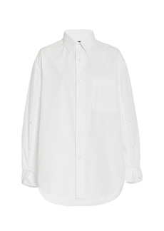 Citizens of Humanity - Kayla Oversized Cotton Shirt - White - M - Moda Operandi