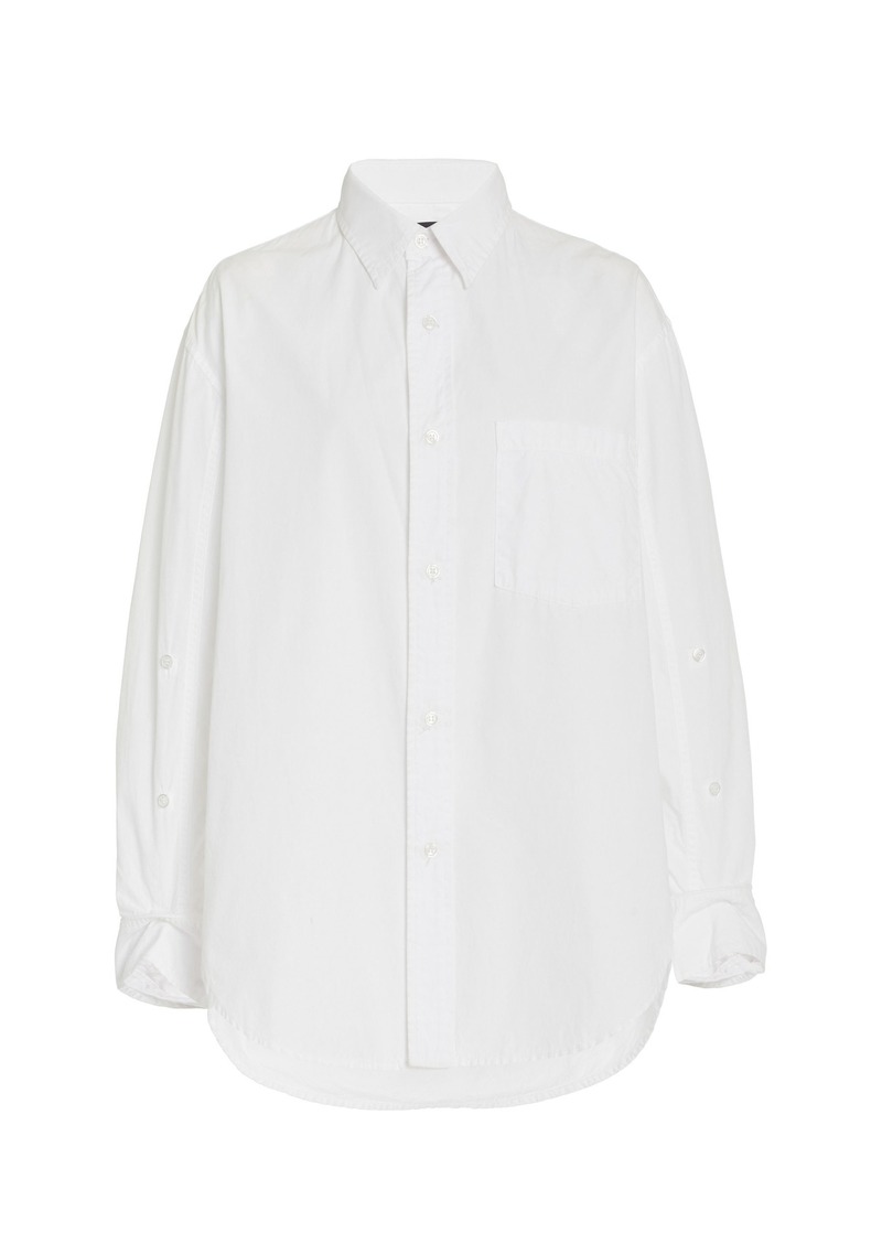 Citizens of Humanity - Kayla Oversized Cotton Shirt - White - XL - Moda Operandi