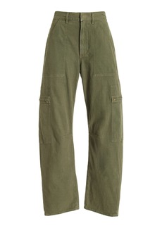 Citizens of Humanity - Marcelle Low-Slung Cotton Cargo Pants - Green - 25 - Moda Operandi