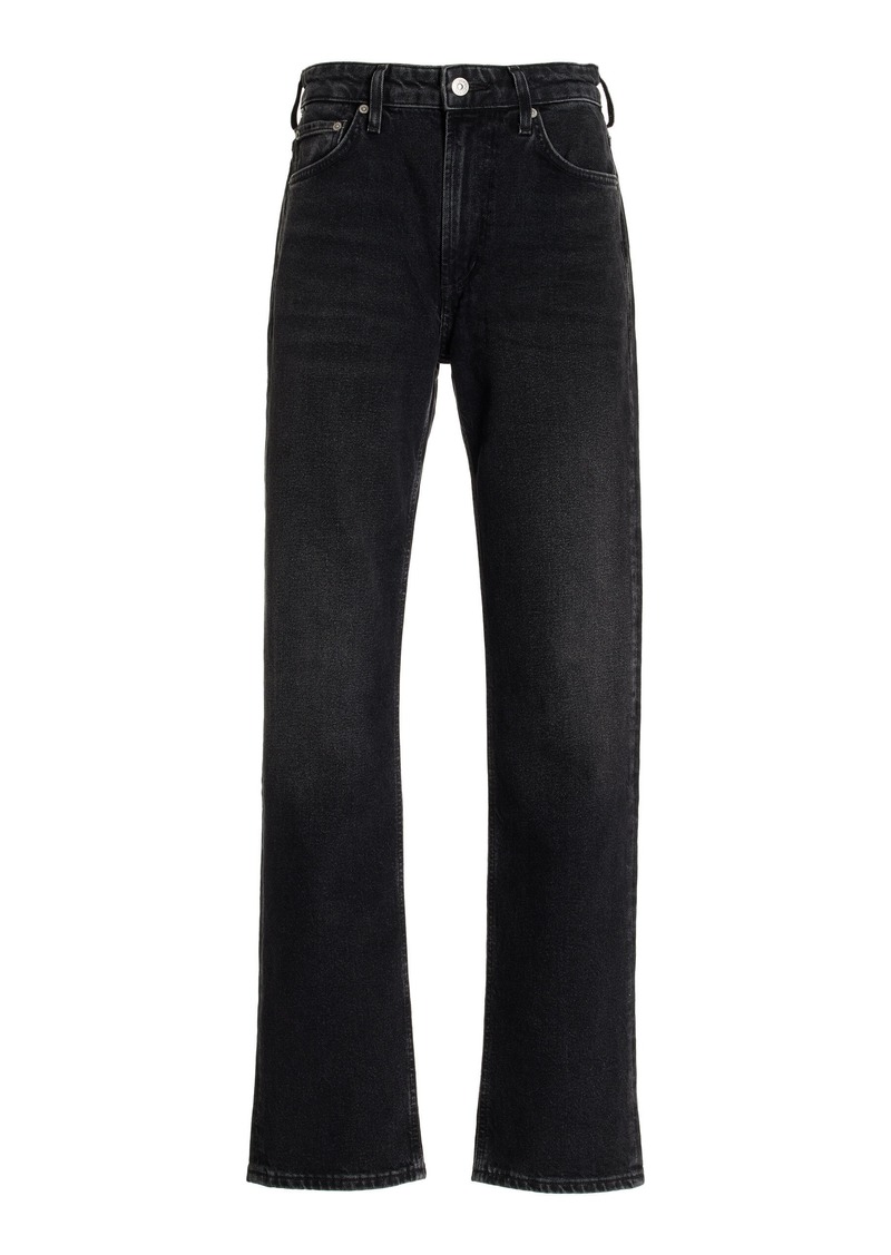 Citizens of Humanity - Zurie Rigid High-Rise Straight-Leg Jeans - Black - 28 - Moda Operandi