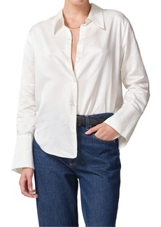 Citizens of Humanity Camilia Satin Shirt in Cassia at Nordstrom Rack