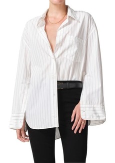Citizens of Humanity Cocoon Stripe Button-Up Shirt