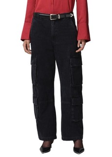 Citizens of Humanity Delena High Waist Organic Cotton Wide Leg Cargo Jeans