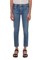 Citizens of Humanity Elsa Mid Rise Crop Straight Leg Jeans in Starry Night at Nordstrom