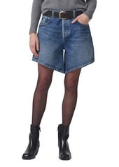 Citizens of Humanity Gaucho High Waist Organic Cotton Denim Shorts