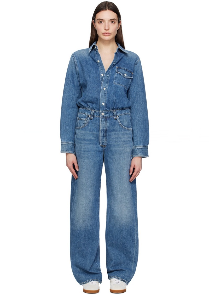 Citizens of Humanity Indigo Maisie Denim Jumpsuit