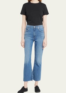 Citizens of Humanity Isola Cropped Bootcut Jeans with Raw Hem
