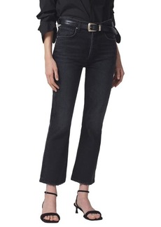 Citizens of Humanity Isola Frayed Crop Bootcut Jeans