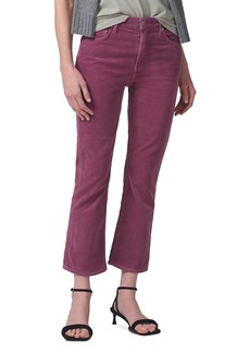 Citizens Of Humanity Isola High Rise Cropped Bootcut Flare Jeans in Posey