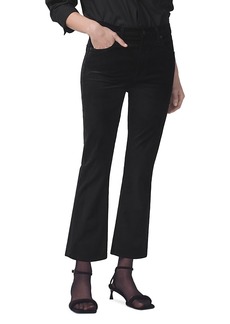 Citizens Of Humanity Isola High Rise Cropped Bootcut Jeans in Black