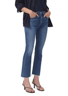 Citizens of Humanity Isola High Rise Cropped Bootcut Jeans in Lawless