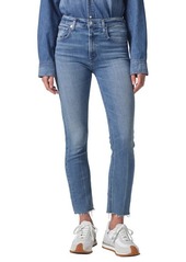 Citizens of Humanity Isola Raw Hem Crop Straight Leg Jeans