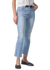 Citizens of Humanity Isola Raw Hem Mid Rise Crop Bootcut Jeans