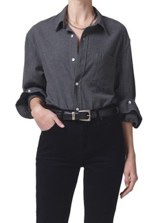 Citizens of Humanity Kayla Oversize Button-Up Shirt