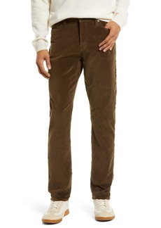 Citizens of Humanity London Tapered Slim Fit Velveteen Pants in Blackend Taupe at Nordstrom