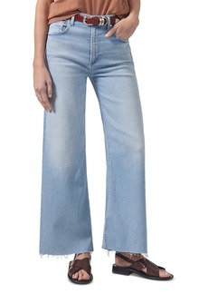 Citizens of Humanity Lyra Cropped Wide Leg Jeans in Marcquee