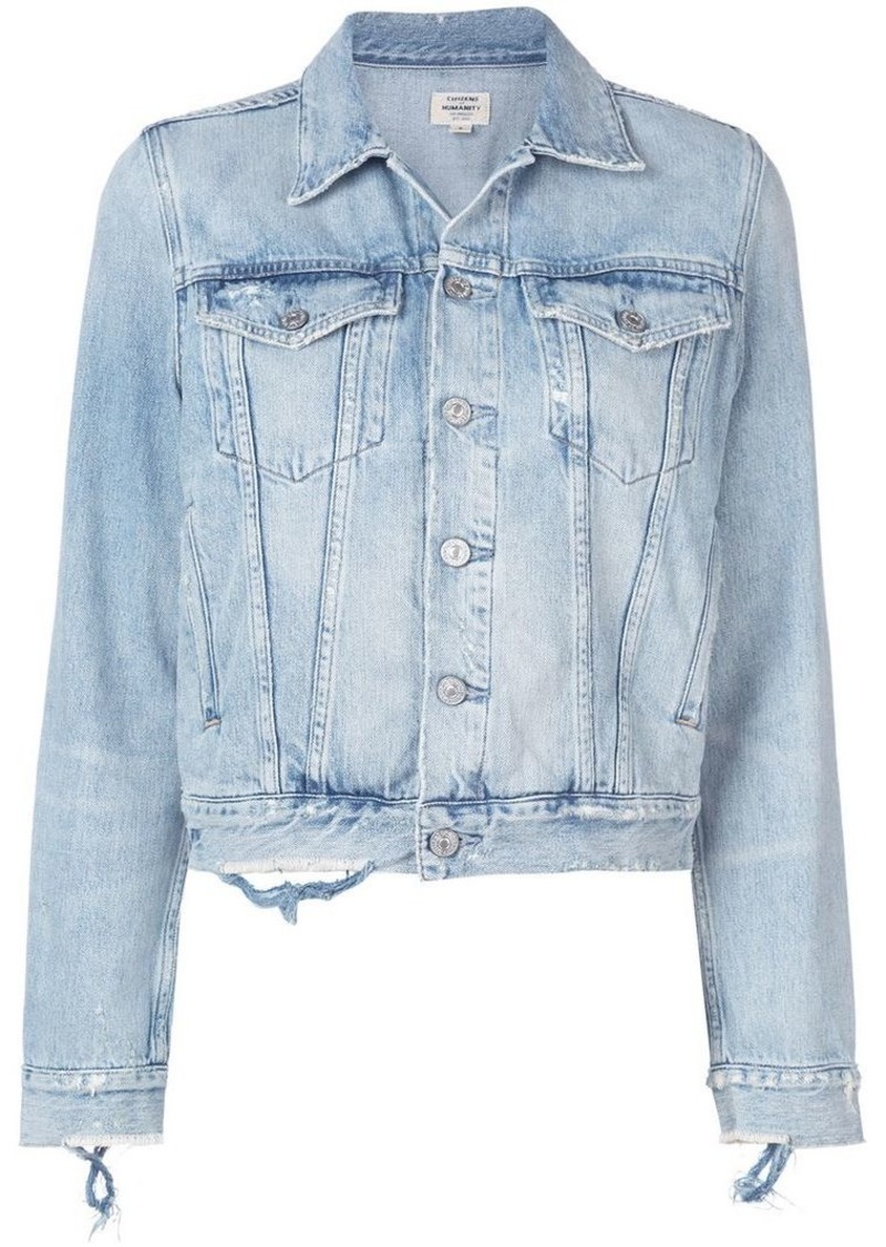Citizens of Humanity distressed denim jacket