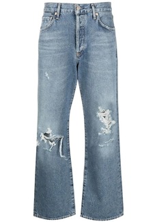 Citizens of Humanity distressed-effect mid-rise cropped jeans