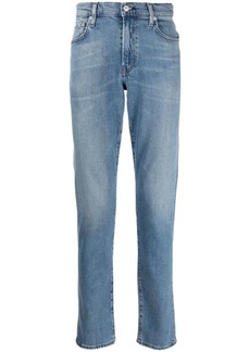 Citizens of Humanity logo-patch slim-cut jeans