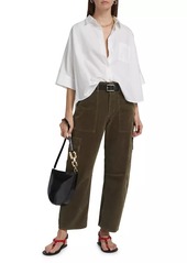 Citizens of Humanity Marcelle Low-Slung Corduroy Cargo Pants