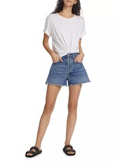 Citizens of Humanity Marlow Mid-Rise Denim Cut-Off Shorts