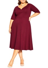 City Chic Cute Girl Fit & Flare Dress