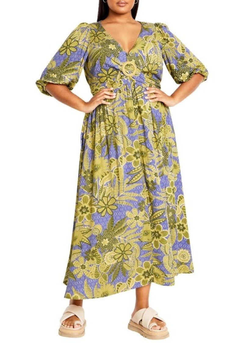 City Chic Daydream Floral Maxi Dress