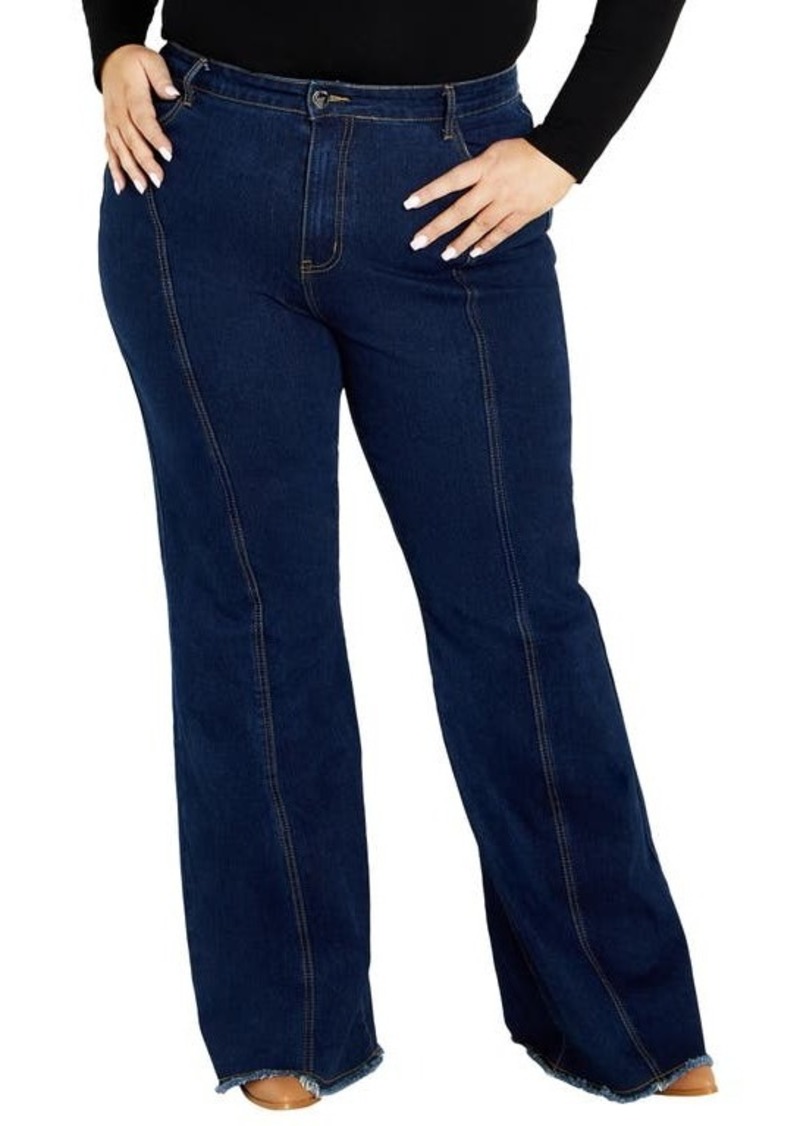 City Chic Leah Flare Jeans