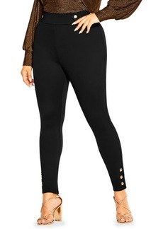 City Chic Party Fever High Waist Skinny Pants