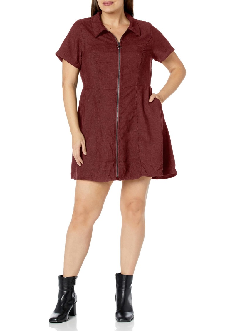 City Chic Women's Apparel Women's City Chic Plus Size Dress Laylah Beet RED