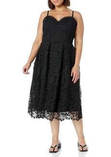 City Chic Plus Size Dress Scarlet LACE in  Size 24