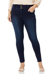 City Chic Plus Size Jean ASHA SK R DEN in  Size 14