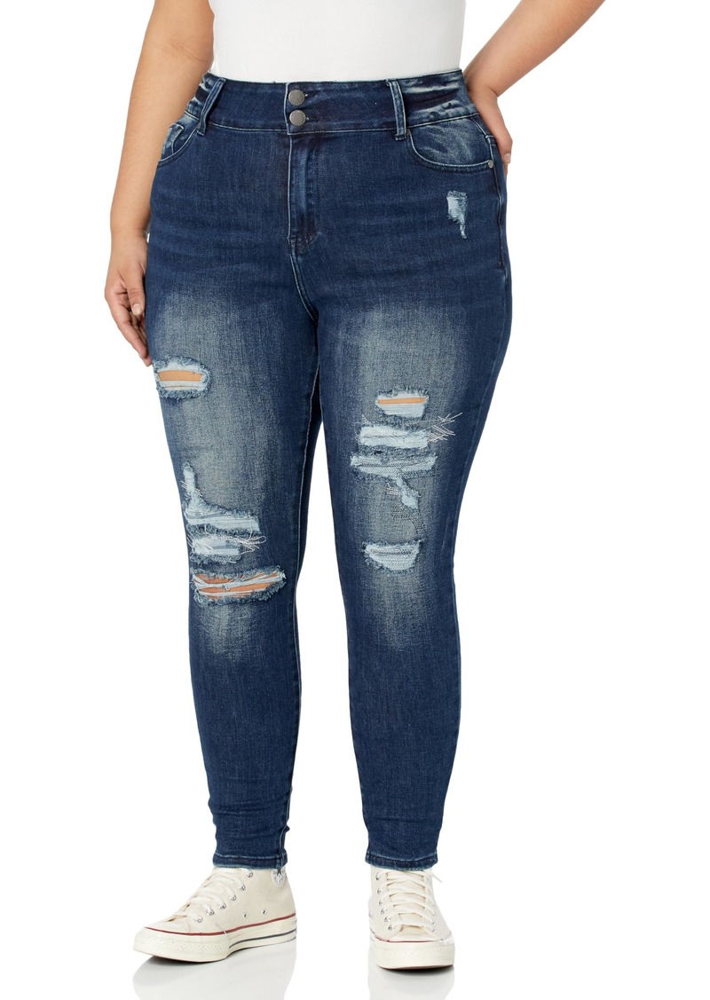 City Chic Women's Apparel Women's City Chic Plus Size Jean H Lily BLEG MID Denim