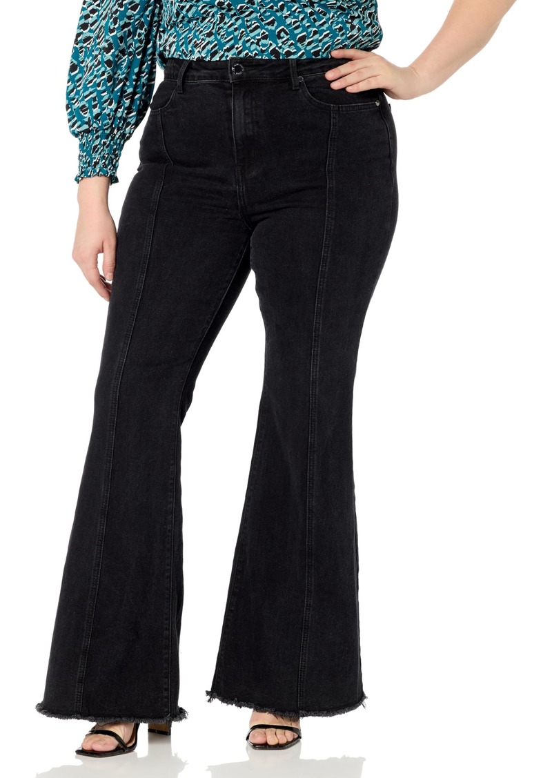 City Chic Women's Apparel Women's City Chic Plus Size Jean Leah Flare