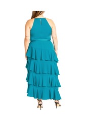 City Chic Women's Joelle Maxi Dress - Aqua