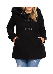 City Chic Women's Wonderwall Coat - Truffle