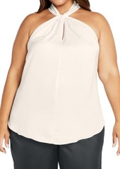 City Chic Sexy Twist Sleeveless Top