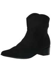 CITY CHIC WIDE FIT ANKLE BOOT WESTERNIN BLACKSIZE 39