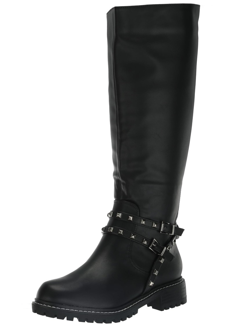 City Chic Women's Apparel Women's Knee Boot Biker High