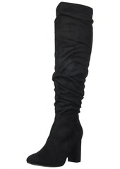 City Chic WIDE FIT KNEE BOOT RAQUEL IN BLACK SIZE 39