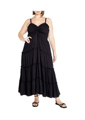 City Chic Plus Size Alisa Maxi Dress - Black